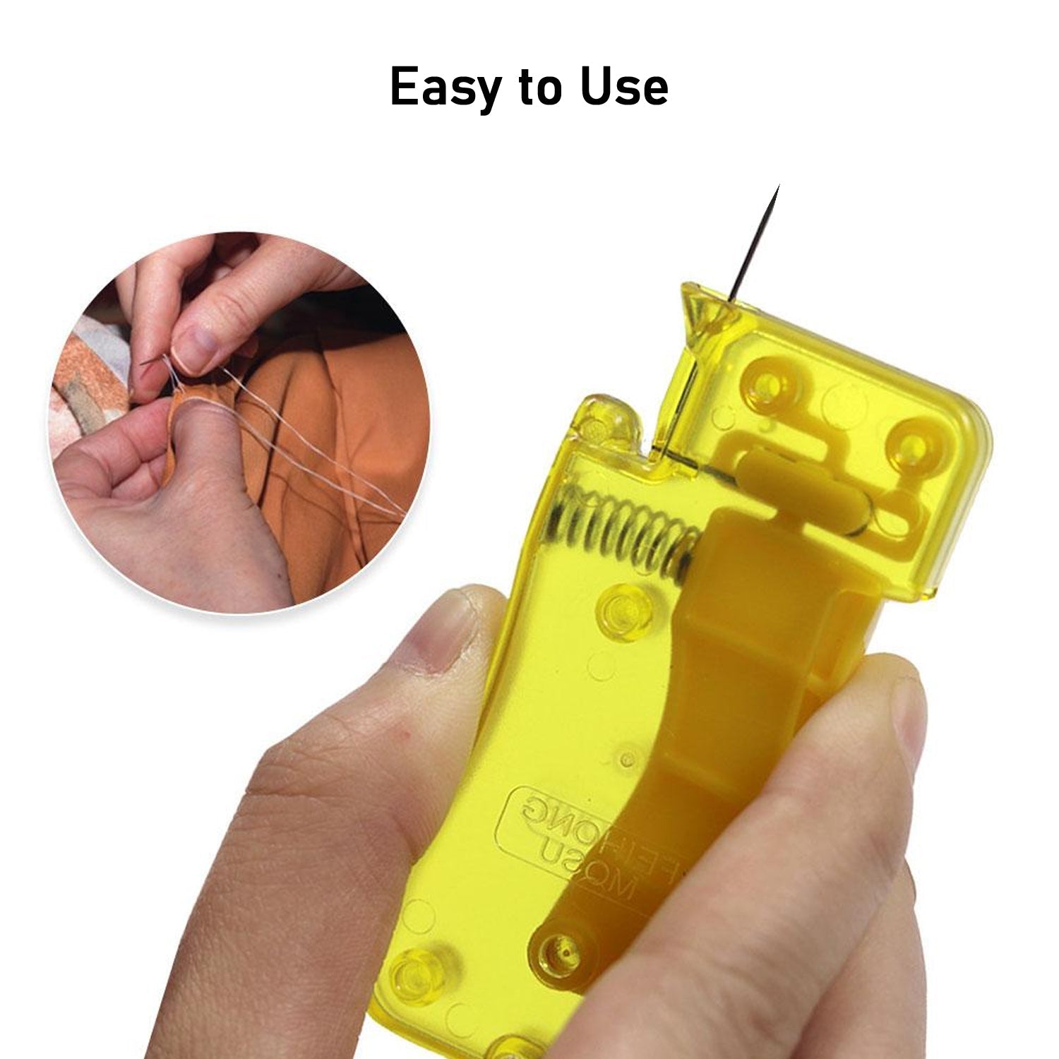 8456 Needle Threader, Stylish Appearance Comfortable Grip Lightweight Portable Automatic Needle Threader for Sewing for Home (1 Pc) 8456 Needle Threader, Stylish Appearance Comfortable Grip Lightweight Portable Automatic Needle Threader for Sewing for Home (1 Pc)